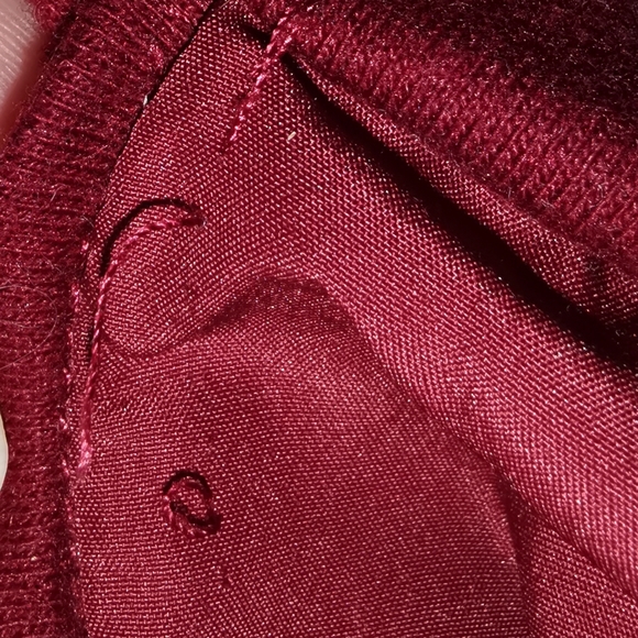 Burgundy Spring Fall light open Coat blazer XXL - Picture 5 of 9